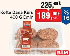 EMİN KÖFTE DANA KURU 400 G EMİN KÖFTE DANA KURU 400 G